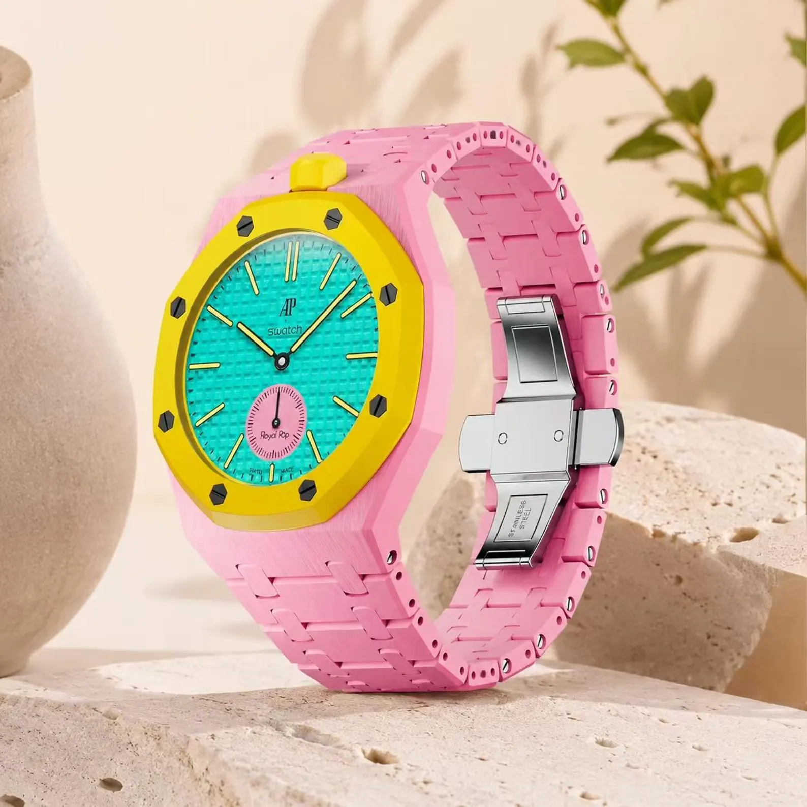 Bracelet Royal Pop Rose – Biocéramique